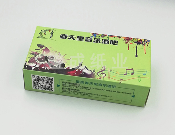 桂林优质广告盒装抽纸定制